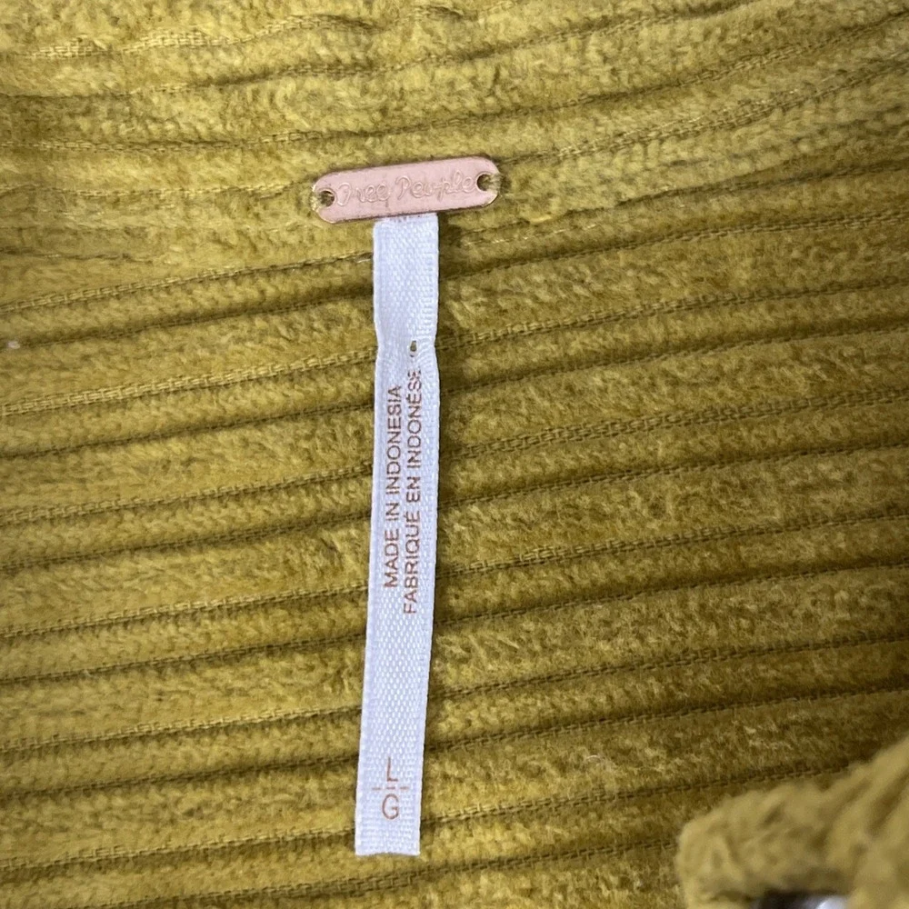 Free People Mustard Embroidered Jumpsuit - Picture 7 of 13